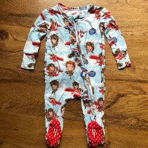 SOLD: Posh Peanut Amelia Earhart Footie Sz 3/6 M